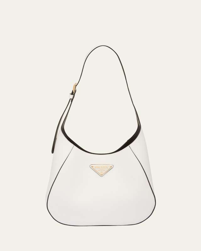 City Calf Leather Hobo Bag
